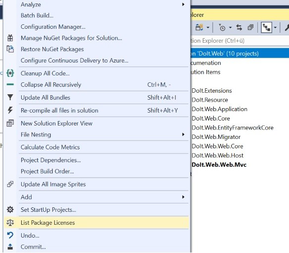 Visual Studio Screenshot